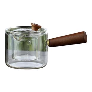 茶壶配件专拍玻璃煮茶壶内胆侧把壶盖子泡茶壶滤网茶水分离提梁壶