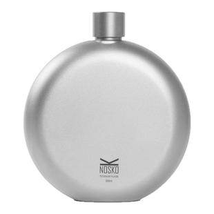 纯钛酒壶500ml大号露营壶户外钛酒壶大容量野营壶便携式水壶一斤