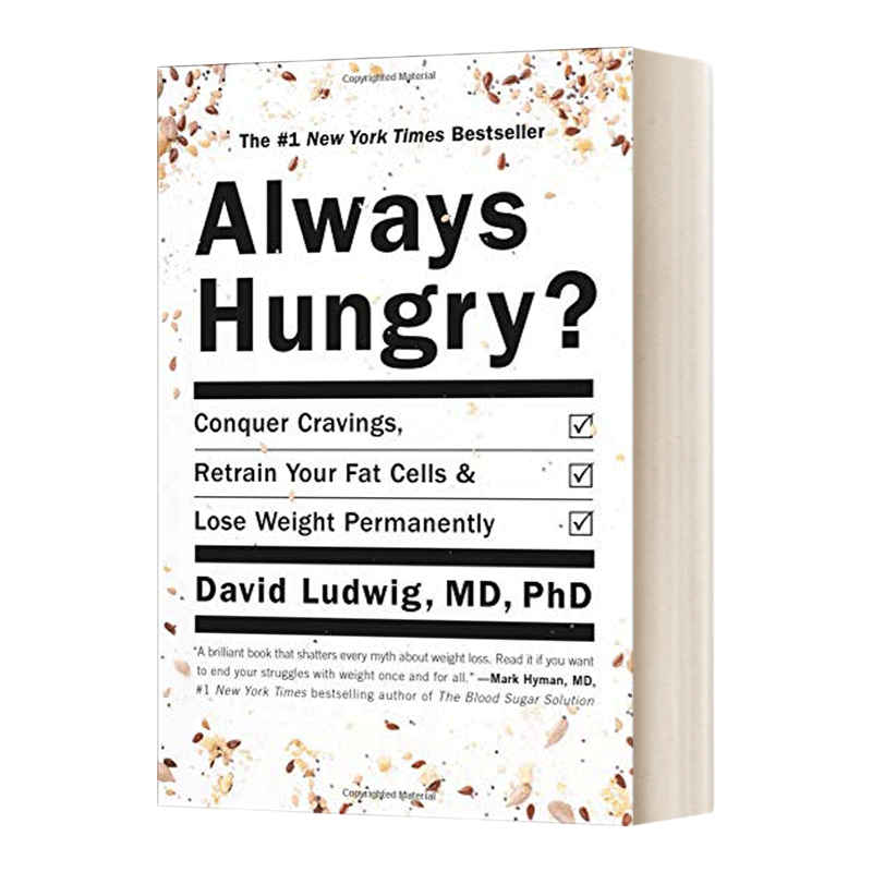 英文原版 Always Hungry 总觉得饿 来自哈佛医学院教授的科学饮食法 营养 饮食 健康 英文版 进口英语原版书籍