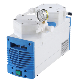 藤原无油隔膜真空泵防腐便携式负压泵实验室抽打双级可调抽滤气泵