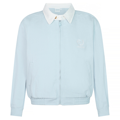 LKOD新款羚羊刺绣拼色夹克