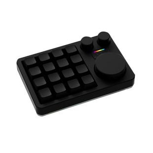 MMD KM16铝坨坨小键盘三旋钮自定义PS剪影AI绘画16键设计师键盘