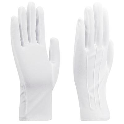 爱不释手礼仪三筋白手套男士手套