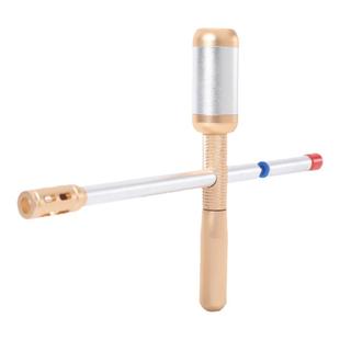 怀旧玩具铝合金8090后儿时竹筒软弹噼啪筒铝连发合金发射器湿纸枪