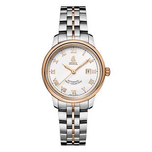 瑞士手表依波路女表雅丽系列间金钢带罗马刻度时尚手表女款机械表