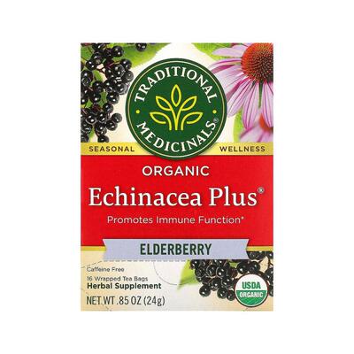 香港直发Traditional Medicinals草本茶有机促进免疫功能16包24g