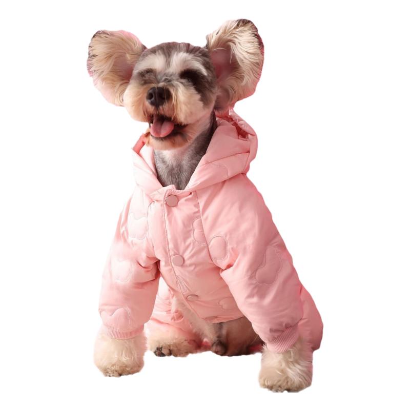 狗狗四脚羽绒服加厚保暖冬季外套