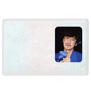 周传雄小卡身份证卡套透明保护套遮挡信息学生明星覆盖创意软卡套