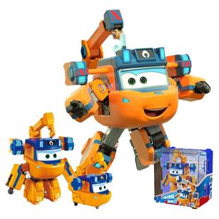 新款超级飞侠15机库全套大号可变形机器人大力酷威金小薇儿童玩具