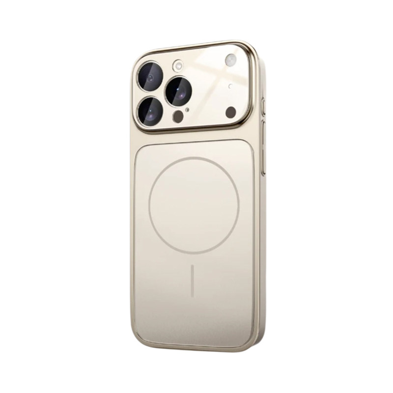 适用苹果17promax手机壳16pro秒变17大视窗玻璃15pro新款iphone14抗指纹13高级感男12磁吸女11