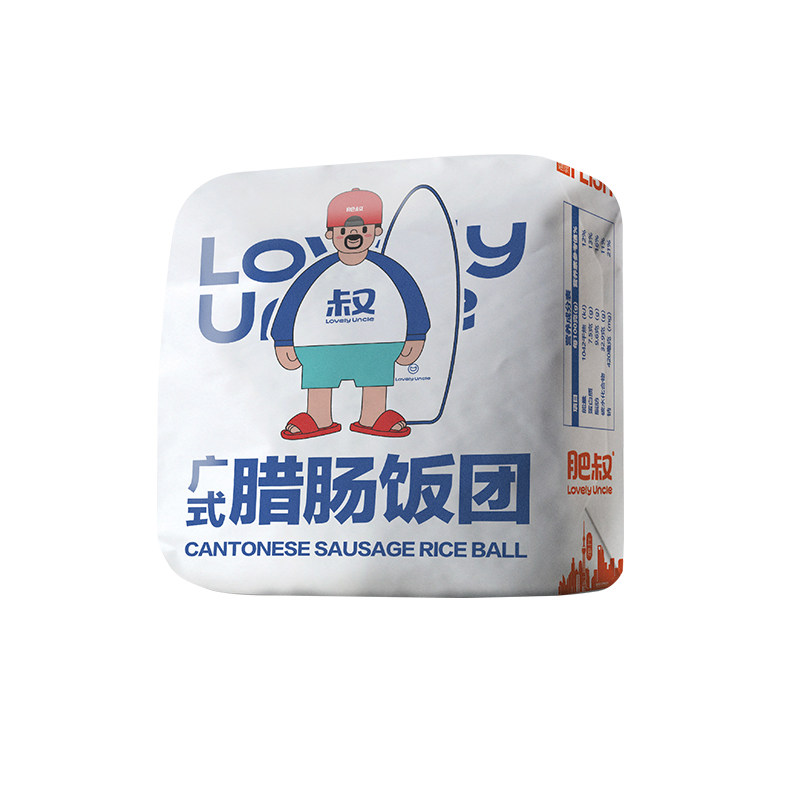 肥叔饭团泰国进口黑糯米蒸煮早餐