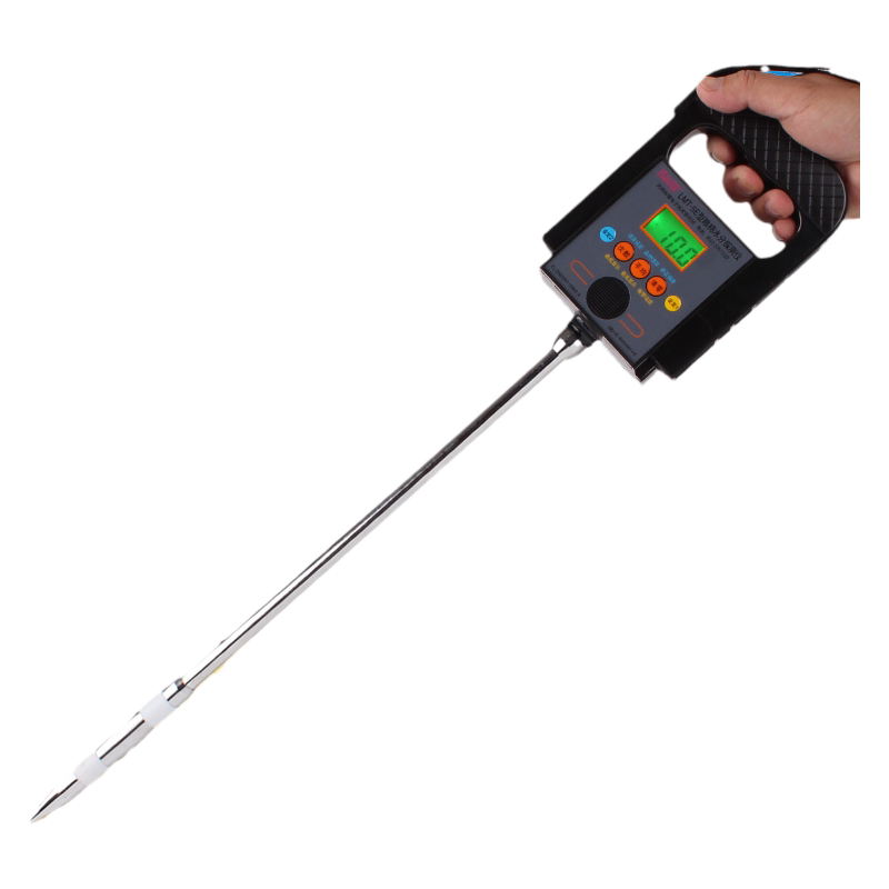 单杆粮食水分仪加长型温度测试小麦玉米独杆水分测量仪稻谷测水仪