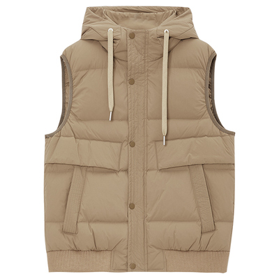 重磅羽绒服马甲男秋冬季新款连帽