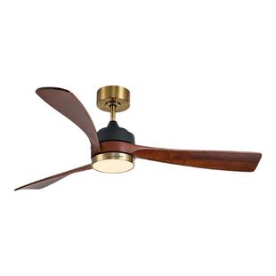 政府补贴15%永怡御风电风扇灯中古风餐厅胡桃色实木大客厅吊扇灯
