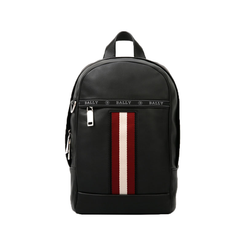 【自营】Bally/巴利男士牛皮革双肩包胸包斜挎包 HARI