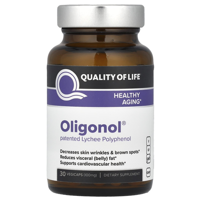 QualityofLife荔枝多酚胶囊血管代谢帮助天然抵氧化肌肤焕亮
