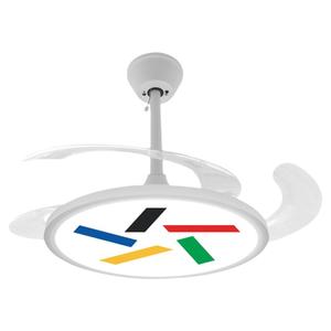 定制图案福彩风扇体彩店吊扇灯隐形风扇灯店铺装饰大乐透足球篮球