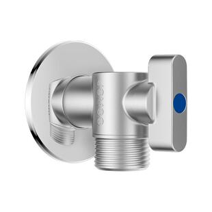 九牧卫浴角阀球形精铜大流量球阀燃气热水器冷热三角阀开关止水阀