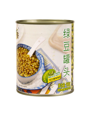 广村绿豆罐头沙冰刨冰甜品