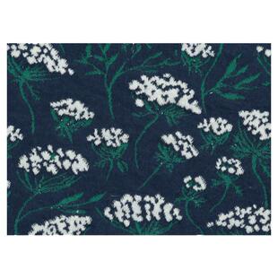 日本进口纯棉双层提花针织布料hokkoh手工秋冬服装宽幅布暗色提花