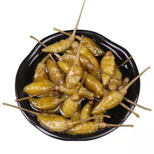 须弥山小菜野山椒东北泡椒野山椒咸菜100g包装20袋酸甜泡菜香辣4