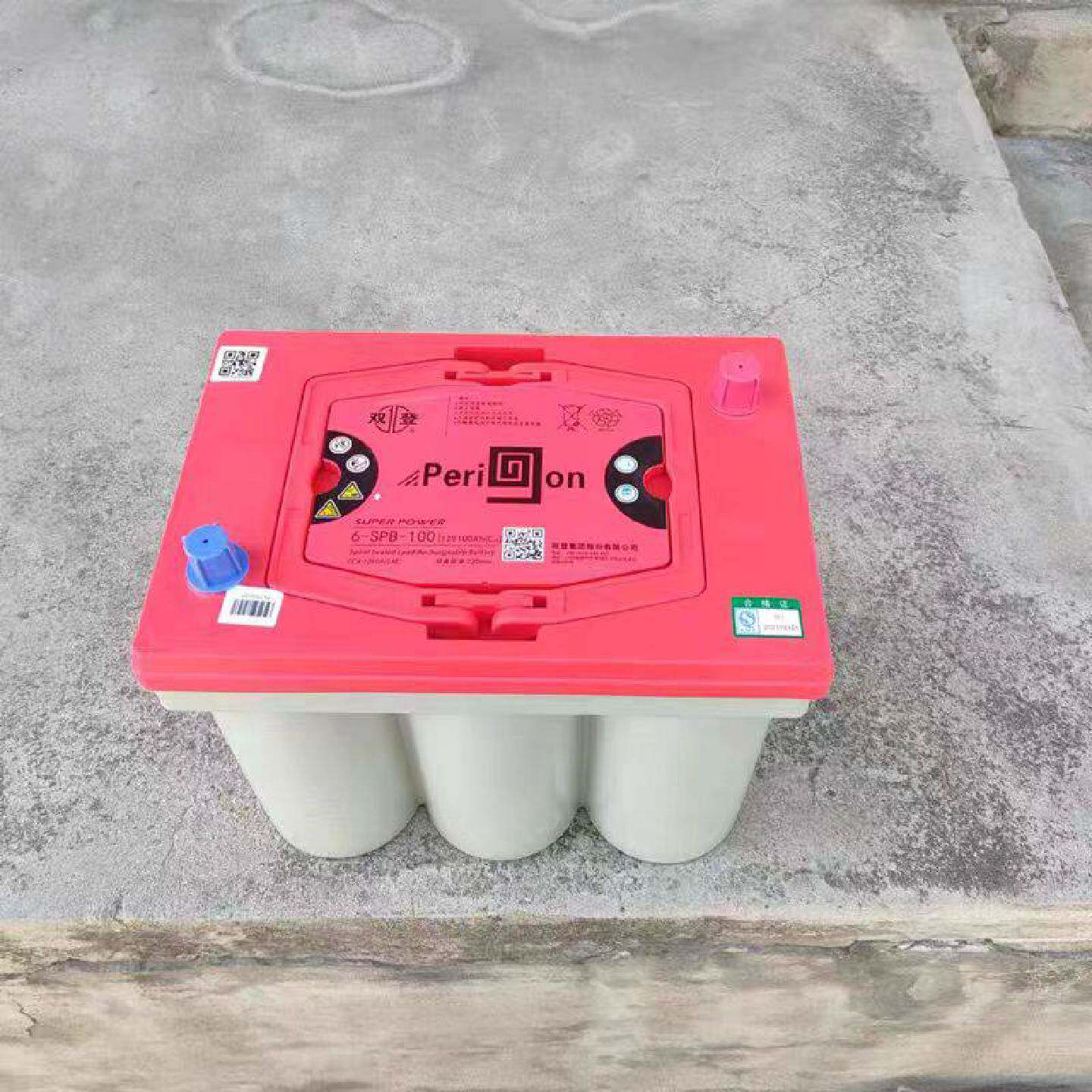 双登卷绕式蓄电池6SPB2512V50B75AH100AH汽车启动电池纯铅船舶