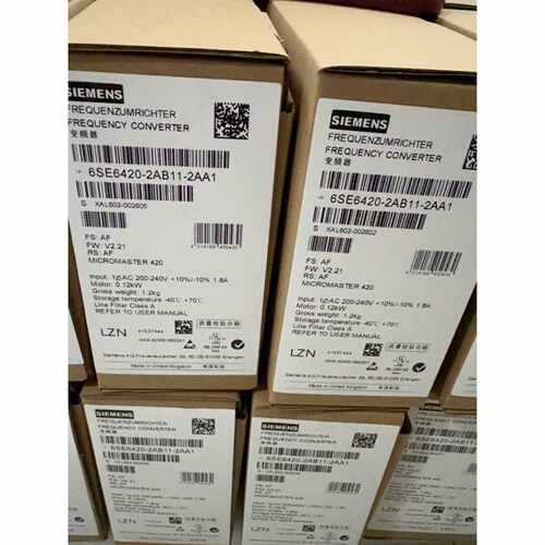 〔议价-可维修〕6SE6420-2AB11-2AA1西门子420变频器 安装 全新均