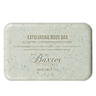 Baxter of california男士沐浴皂洁肤香皂深层清洁去角质死皮木香