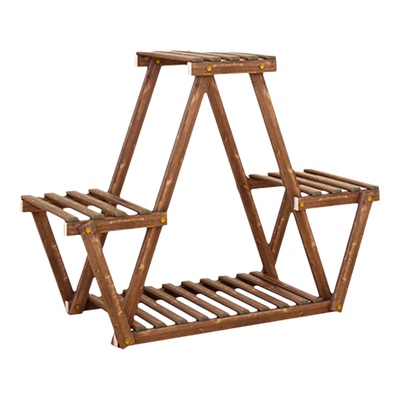 花架子多层室内特价置物架阳台家用客厅落地式多肉实木组装花盆架