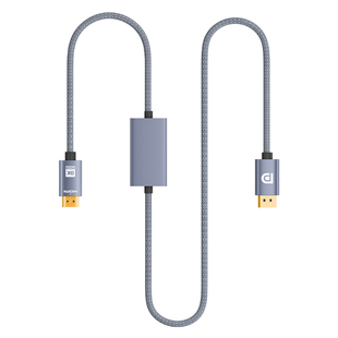 优籁特HDMI2.1转DP1.4版电竞高刷转接线电脑笔记本ps5连接显示器
