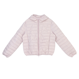 innomoood“tears star”星星泪滴排骨羽绒短外套连帽90新标轻量