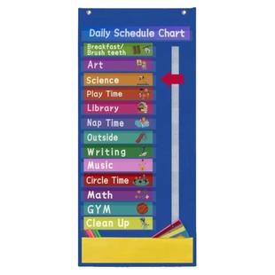 幼儿园国际学校小学课堂每日课程计划表课表Daily Schedule Chart