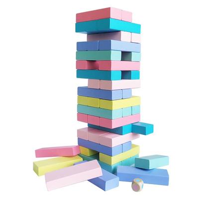 儿童桌游叠叠乐积木亲子游戏教具练双人益智力玩具10岁数字互动