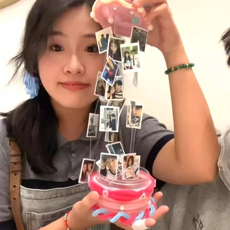 扭扭棒蛋糕材料包手工diy创意惊喜盒拍照神器送男女朋友生日礼物