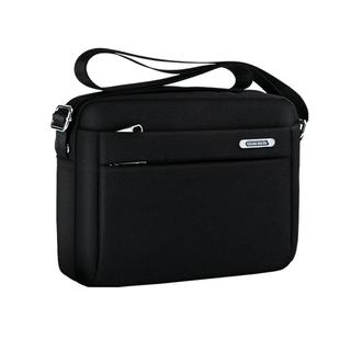 休闲单肩包男士商务办公包斜挎包男牛津布包文件包电脑挎包通勤包