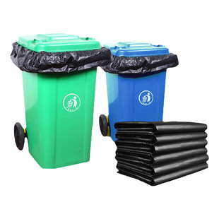 大垃圾袋大号加厚黑色商用餐饮批发大码塑料袋物业环卫厨房用6080