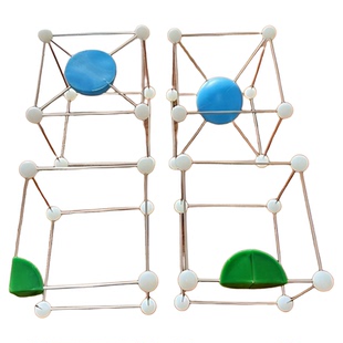 晶胞中原子计数模型4件套晶体结构共用均摊法计算器教学演示教具