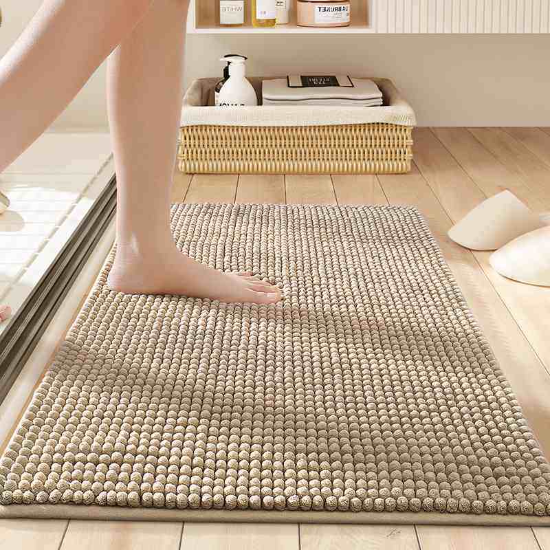 纯色卫生间门口吸水地垫浴室垫子卫浴脚垫门垫加厚家用防滑垫地毯