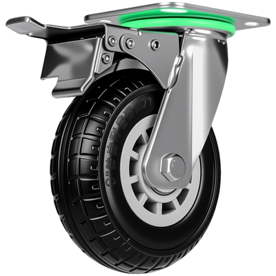 重型黑胶万向轮轮子重型静音脚轮