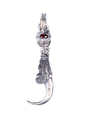 高山隆骷髅鹰爪挂饰吊坠国内现货