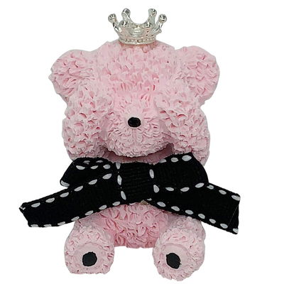 泰迪汽车摆件汽车出风口夹