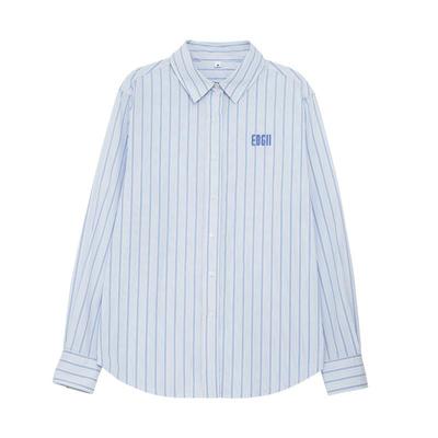 EDGII2025春季新品条纹衬衫上衣