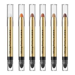 一抹成型懒人双头眼影笔卧蚕笔眼影棒女微珠光哑光防水初学者眼妆