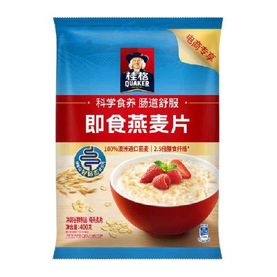 桂格即食速食原味纯燕麦片