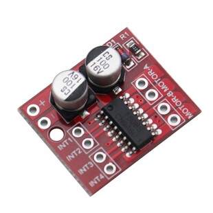 2路直流电机驱动模块 正反转 PWM调速 双H桥步进电机迷你超L298N