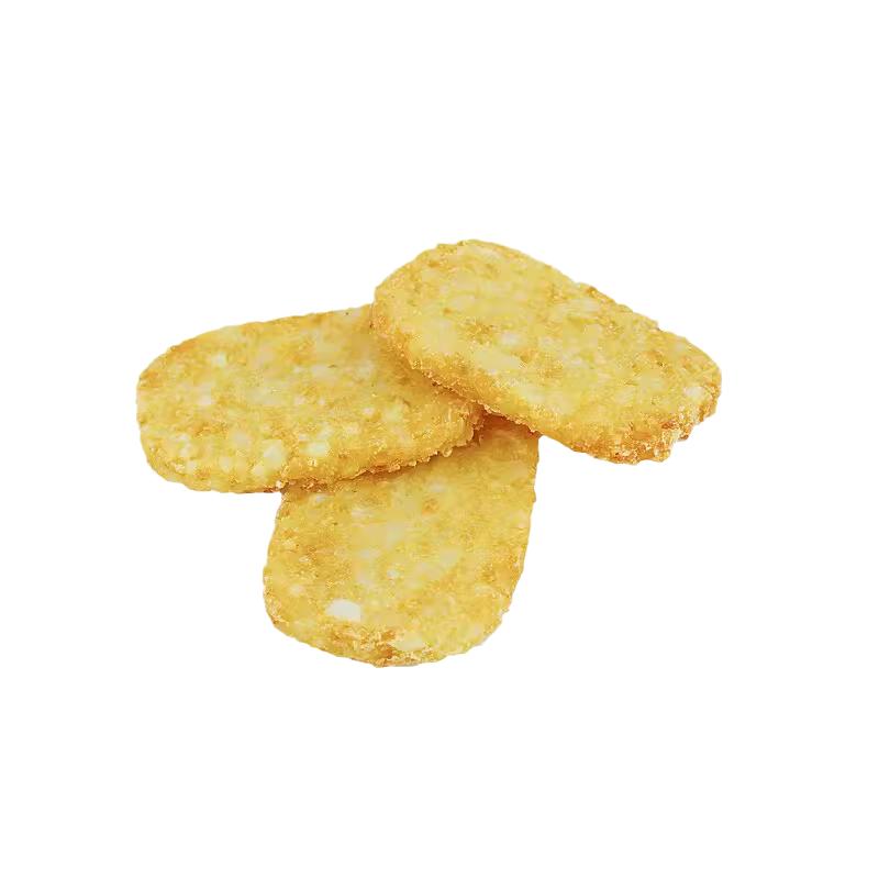 辛普劳香脆薯饼肯德KF冷冻半成品方形椭圆土豆饼盒装基618克10片