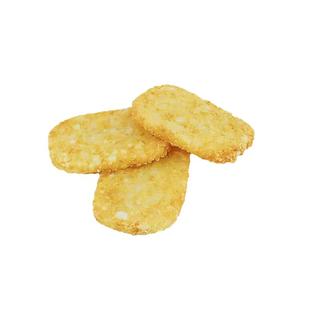 辛普劳香脆薯饼肯德KF冷冻半成品方形椭圆土豆饼盒装基618克10片