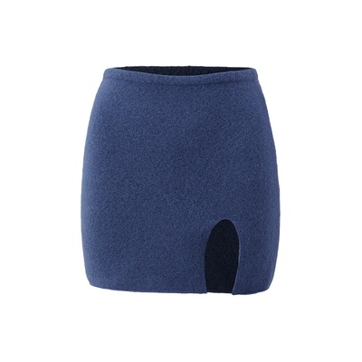 Heirloom性感羊毛开叉半身裙