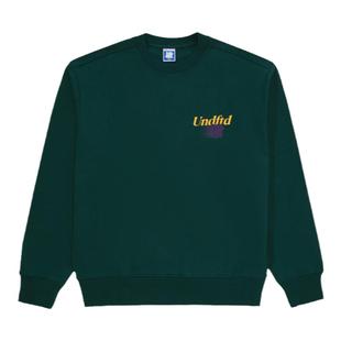 UNDEFEATED五条杠官方冬季新品潮酷滑雪元素图案运动毛圈圆领卫衣