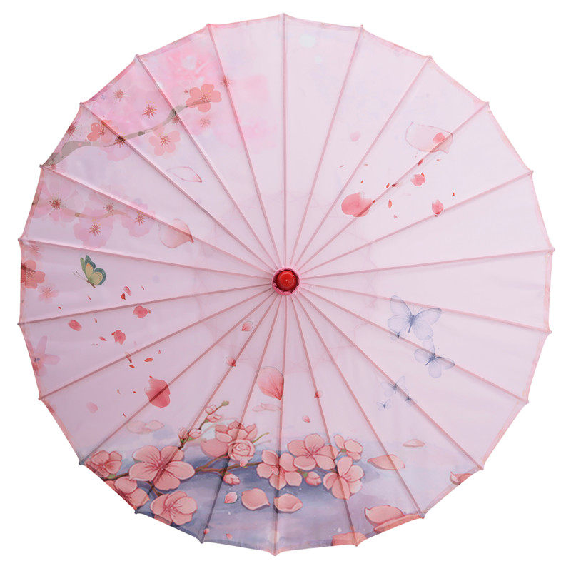 舞蹈演出印花旗袍走秀拍照道具伞